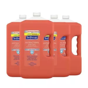 Antibacterial Liquid Hand Soap Refill, Crisp Clean, 1 Gal Bottle, 4/carton-CPC01903CT