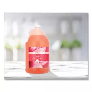 Clenz Liquid Gel Antibacterial Hand Soap, Fresh Floral Scent, 1 Gal Bottle-GN1ALPC8