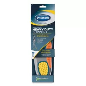 Pain Relief Orthotic Heavy Duty Support Insoles, Men Sizes 8 To 14, Gray/blue/orange/yellow, Pair-DSC59048