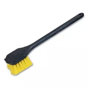 Gong Brush, Yellow Polypropylene Bristles, 20" Black Polyethylene Handle-QCK226ZQK