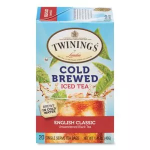 Cold Brew Iced Tea Bags, English Classic, 0.07 Oz Tea Bag, 20/box-TWG51331