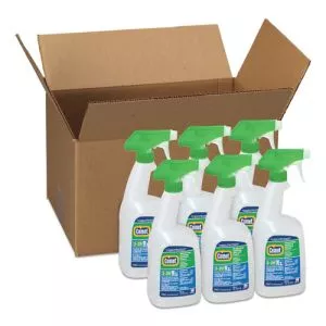 Disinfecting-Sanitizing Bathroom Cleaner, 32 Oz Trigger Spray Bottle, 6/carton-PGC19214