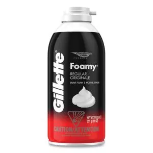 Foamy Shave Cream, Original Scent, 11 Oz Aerosol Spray, 12/carton-PGC24040CT