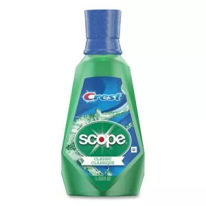 + Scope Mouth Rinse, Classic Mint, 1 L Bottle, 6/carton-PGC95662