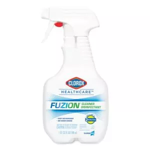 Fuzion Cleaner Disinfectant, Unscented, 32 Oz Spray Bottle, 9/carton-CLO31478
