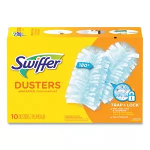 Dusters Refill, Dust Lock Fiber, Unscented, Light Blue, 10/box-PGC21459BX