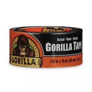 Gorilla Tape, 3" Core, 1.88" x 10 yds, Black-GOR105462