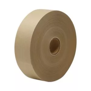 Gummed Kraft Sealing Tape, 3" Core, 2" X 600 Ft, Brown, 12/carton-UNV2163