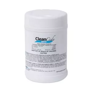 CleanCide Disinfecting Wipes, 1-Ply, 6.5 x 6, Fresh Scent, White, 160/Canister-WXF3130C160EA