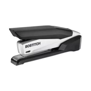 InPower Spring-Powered Desktop Stapler with Antimicrobial Protection, 28-Sheet Capacity, Black/Silver-ACI1110