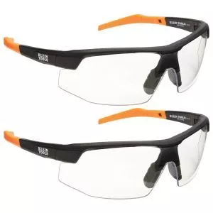 Standard Safety Glasses, Clear Lens, 2-Pack-60171