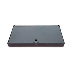 Plastic Currency and Coin Tray, Coin/Cash, 10 Compartments, 16 x 11.25 x 2.25, Black-CNK500063