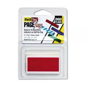 Removable/reusable Page Flags, Red, 300/pack-RTG20022