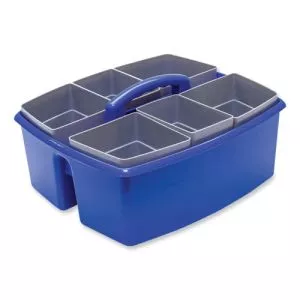 Large Caddy with Sorting Cups, Blue, 2/Carton-STX00985U02C