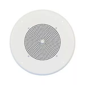S86 Series Ceiling Speaker Grille Assembly with no Volume Control, Off-White-S86T725PG8W