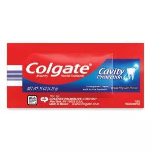 Cavity Protection Toothpaste, Regular Flavor, 0.15 Oz Sachet, 1,000/carton-CPC50130