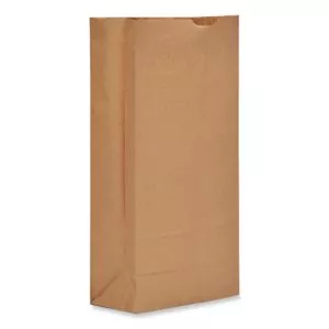 Grocery Paper Bags, 50 lb Capacity, #25, 8.25" x 5.94" x 16.13", Kraft, 500 Bags-BAGGH25