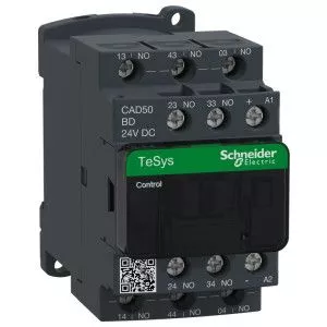 TeSys Deca Control Relay - 5 NO - <= 690 V - 24 V DC Standard Coil-CAD50BD