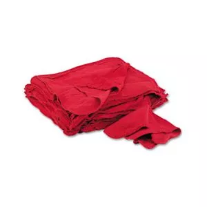 Red Shop Towels, Cloth, 14 X 15, 50/pack-UFSN900RST
