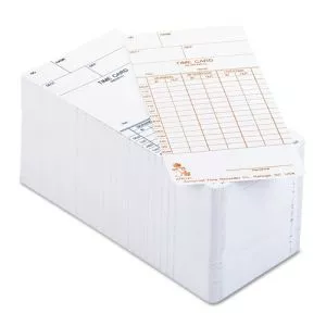 Time Clock Cards For Acroprint Atr120, Two Sides, 3.5 X 7, 250/pack-ACP099110000