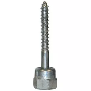 2 x 1/4 in. Electroplated Zinc Steel Vertical Threaded Rod Anchor-B8068925