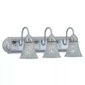 3-Light 60W Vanity Fixture in Polished Chrome-C208307