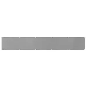 6 x 34 in. Aluminum Kick Plate with Screws in Satin Nickel-CANO634US15
