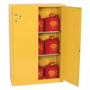45 gal Safety Cabinet with 2-Door and Manual-Closing in Yellow-E1947X