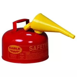 2 gal. Type I Metal Safety Gas Can with Funnel-EUI20FS