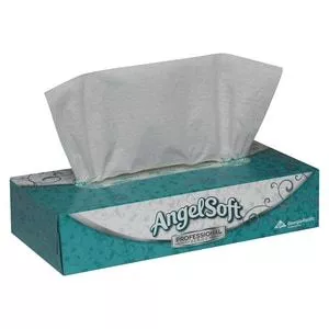 Flat Box Facial Tissue in White (Case of 30)-GEO48580