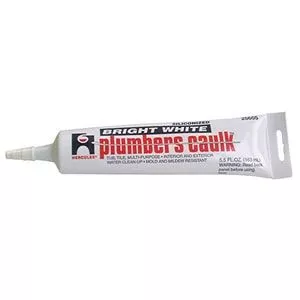6 oz. Plumbers Caulk White-H25605