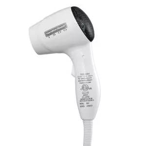 1500W 125V Wall Mount 2-Speed Hair Dryer with Nightlight in White-H8301