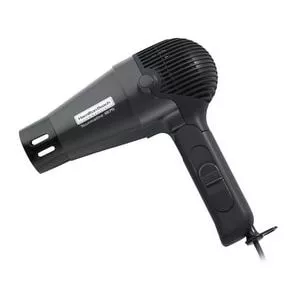 1876W 125V Wall Mount 3-Speed Handheld Hand Dyer with Retractable Cord and Folding Handle in Grey with Black-HHHD601