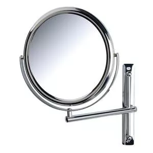 9 in. Wall Mount Round 3X Magnifying Mirror in Polished Chrome-JJP3030CF