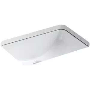 20-7/8 x 14-3/8 in. Rectangular Undermount Bathroom Sink in White-K2214-0