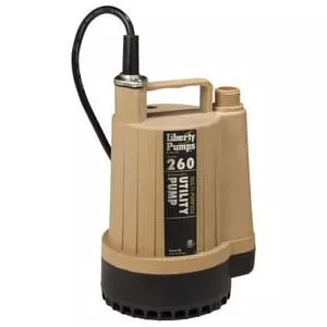 1/6 HP 115V Thermoplastic Submersible Utility Pump-L260