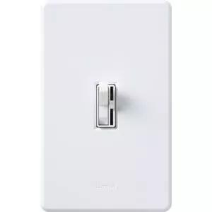 600 W 1-Pole Incandescent Dimmer in White-LAY600PWH