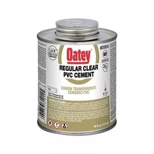 16 oz. Fast Set PVC Clear Pipe Cement-O31014