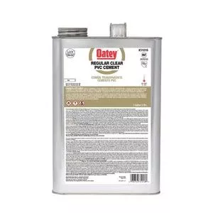 1 gal. Regular Set Plastic Clear Pipe Cement-O31016