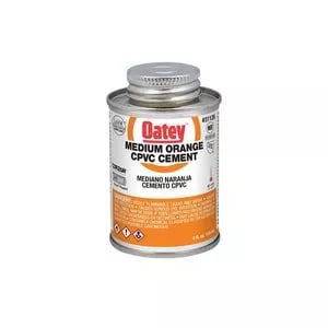 4 oz. Plastic Orange Pipe Cement-O31128