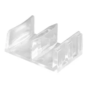 5/8 in. Shower Door Bottom Guide in Clear (Pack of 2)-PMP6058
