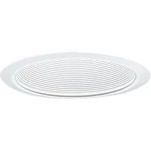 7.75 in. Step Baffle Trim for Insulated Ceilings White-PP806628