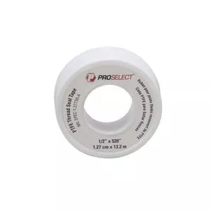 1 x 520 in. Plastic PTFE Tape in Bright White-PSTTG520