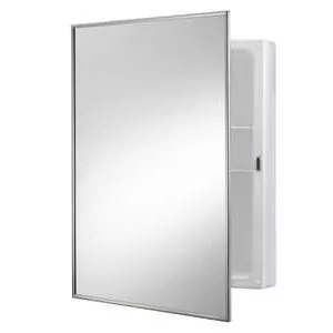 22-1/8 in. Surface Mount Medicine Cabinet in Stainless Steel-R614