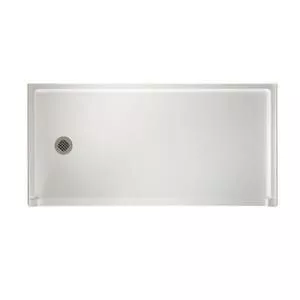 60 in. x 30 in. Shower Base with Left Drain in White-SFB03060LM010