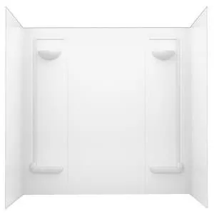 60 x 57 in. Tub & Shower Wall  in White-STF57WH