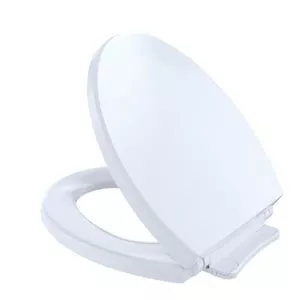 Round Closed Front Toilet Seat with Cover in Cotton-TSS11301