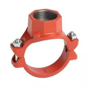 2-1/2 x 2-1/2 x 1 in. FIP Ductile Iron Mechanical Reducing Tee-VCC0092NPE0