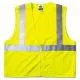 GloWear 8210Z Class 2 Economy Vest, Polyester Mesh, Large to X-Large, Lime-EGO21055