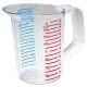 Bouncer Measuring Cup, 16 Oz, Clear-RCP3215CLE